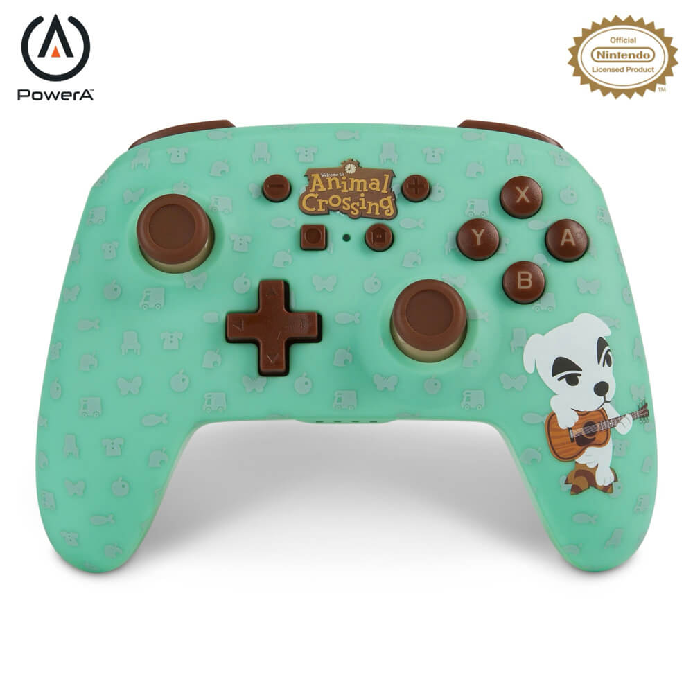 คอนโทรลเลอร์ POWERA ANIMAL CROSSING: K.K. SLIDER (ไร้สาย) สีเขียว สำหรับ NINTENDO SWITCH